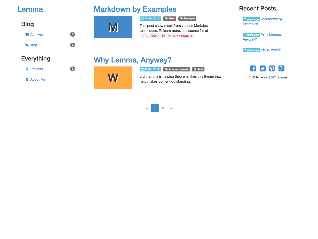 Lemma screenshot