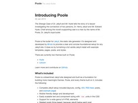 Poole screenshot