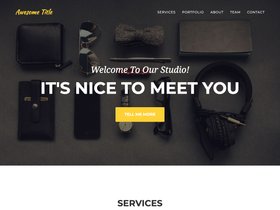 Agency Jekyll screenshot